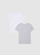 Children's Multicolour Pure Cotton Regular Fit Twin Pack T-shirts_1