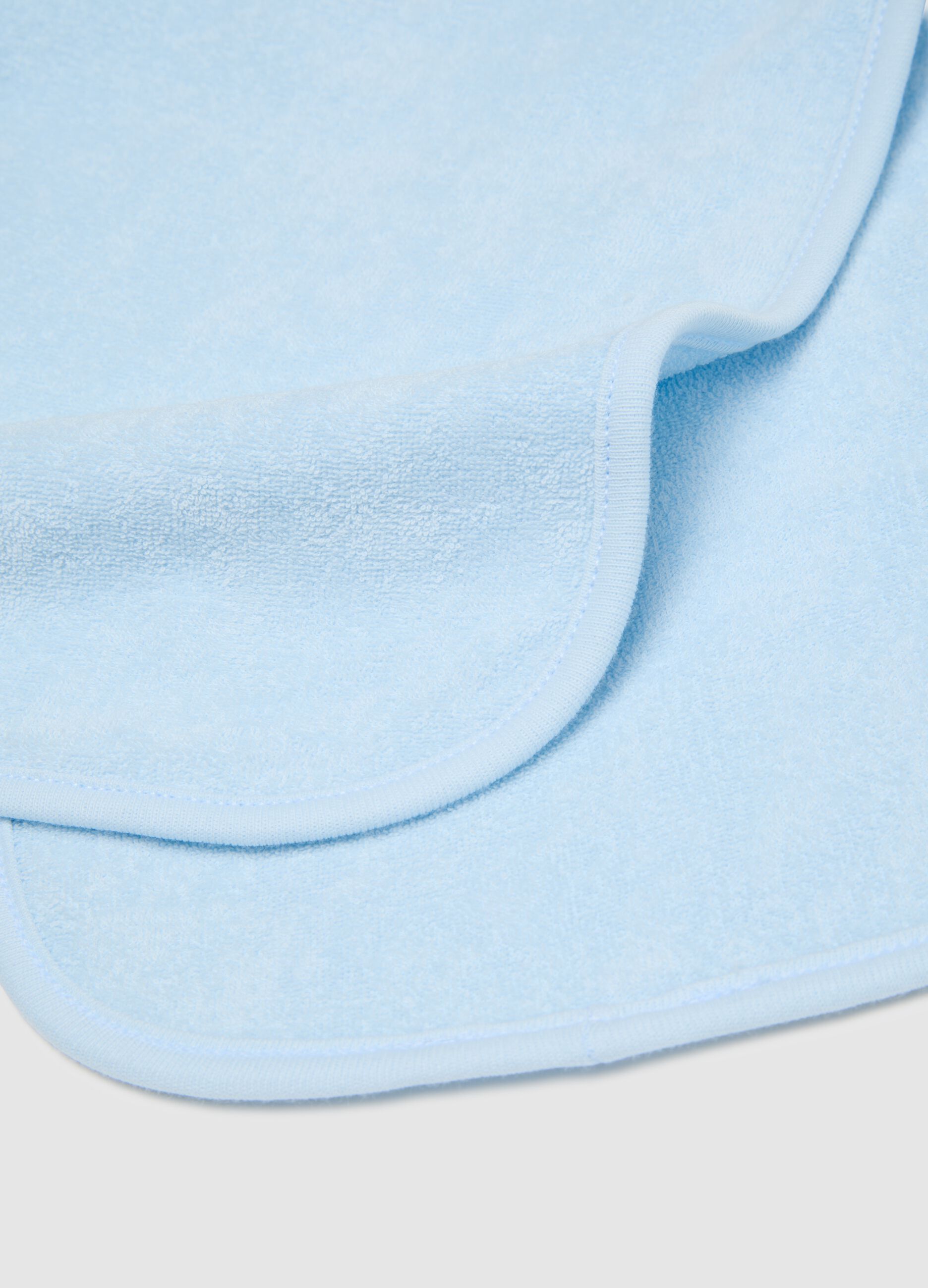 Multicolour pure cotton baby bib and cloth set