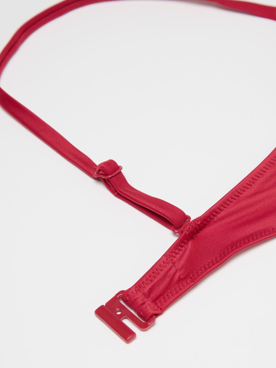 Red bralette bikini top with removable padding_5