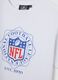 White NFL short sleeve T-shirt in pure cotton regular fit_5