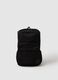Men's black backpack with large compartments_0