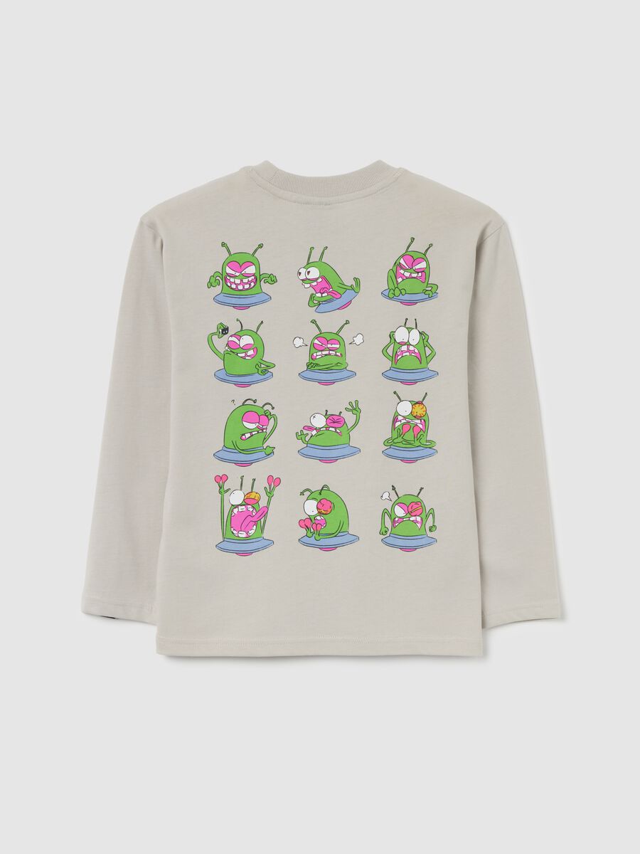 Children's Grey Pure Cotton Top Oversized Fit_1