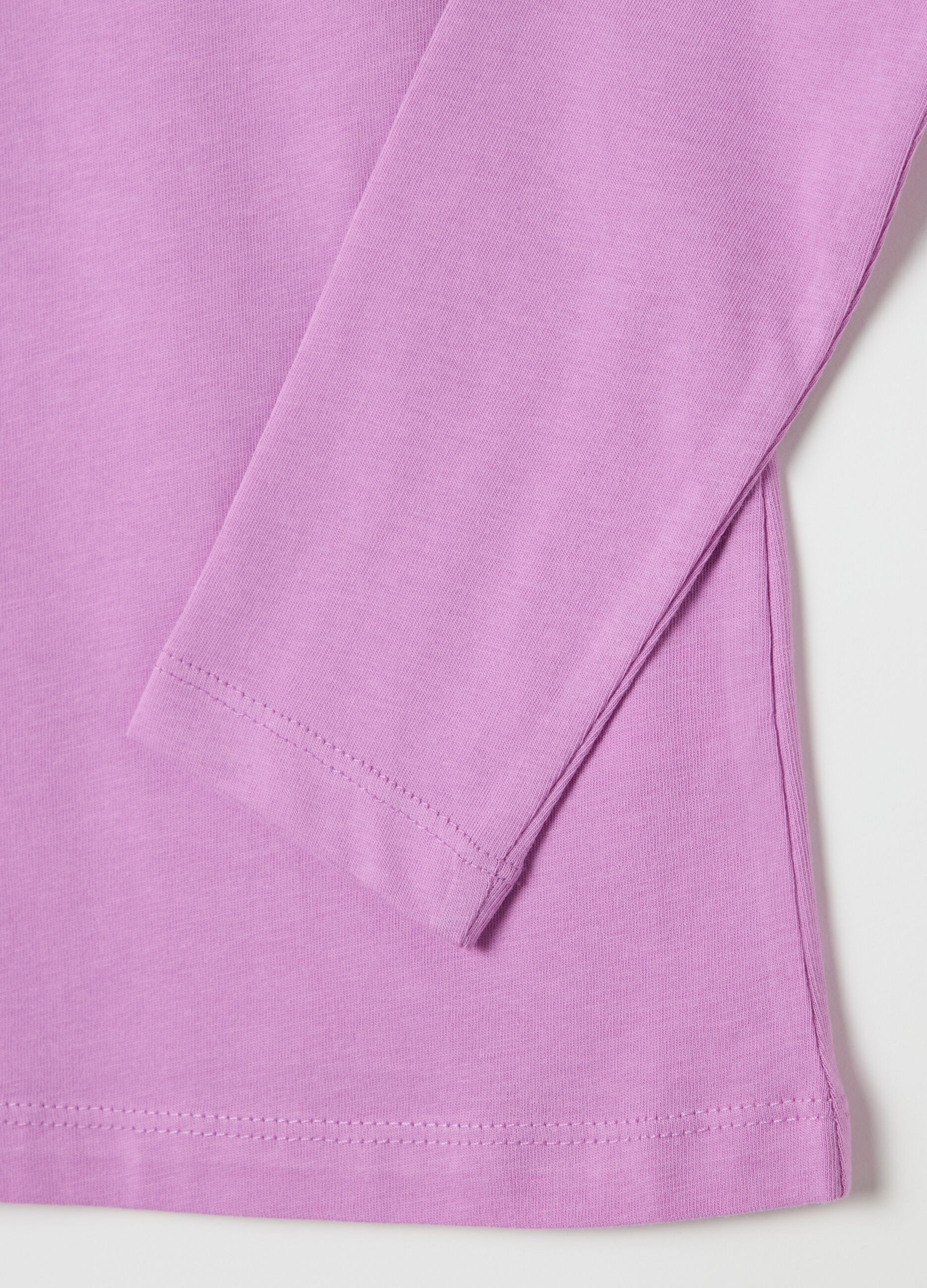 T-shirt maniche lunghe in cotone bio