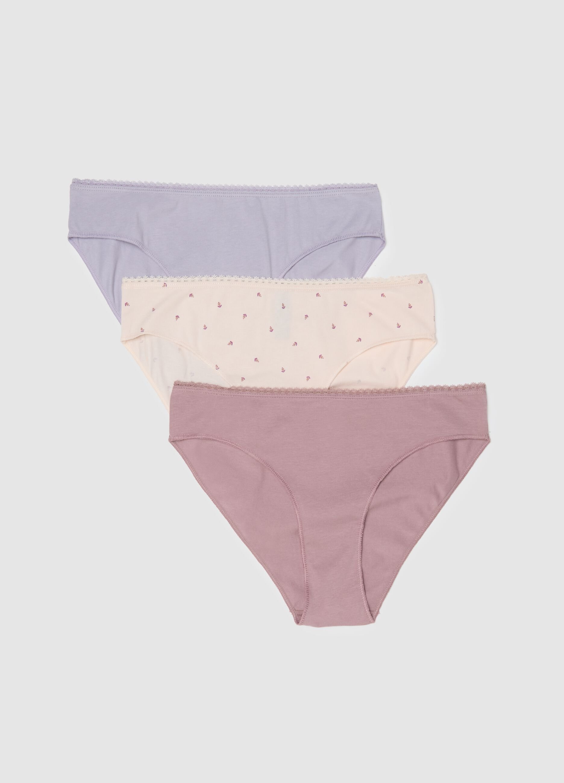 Multicolour Stretch Brief Tripack