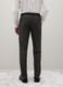 Grey slim fit stretch fabric trousers_3