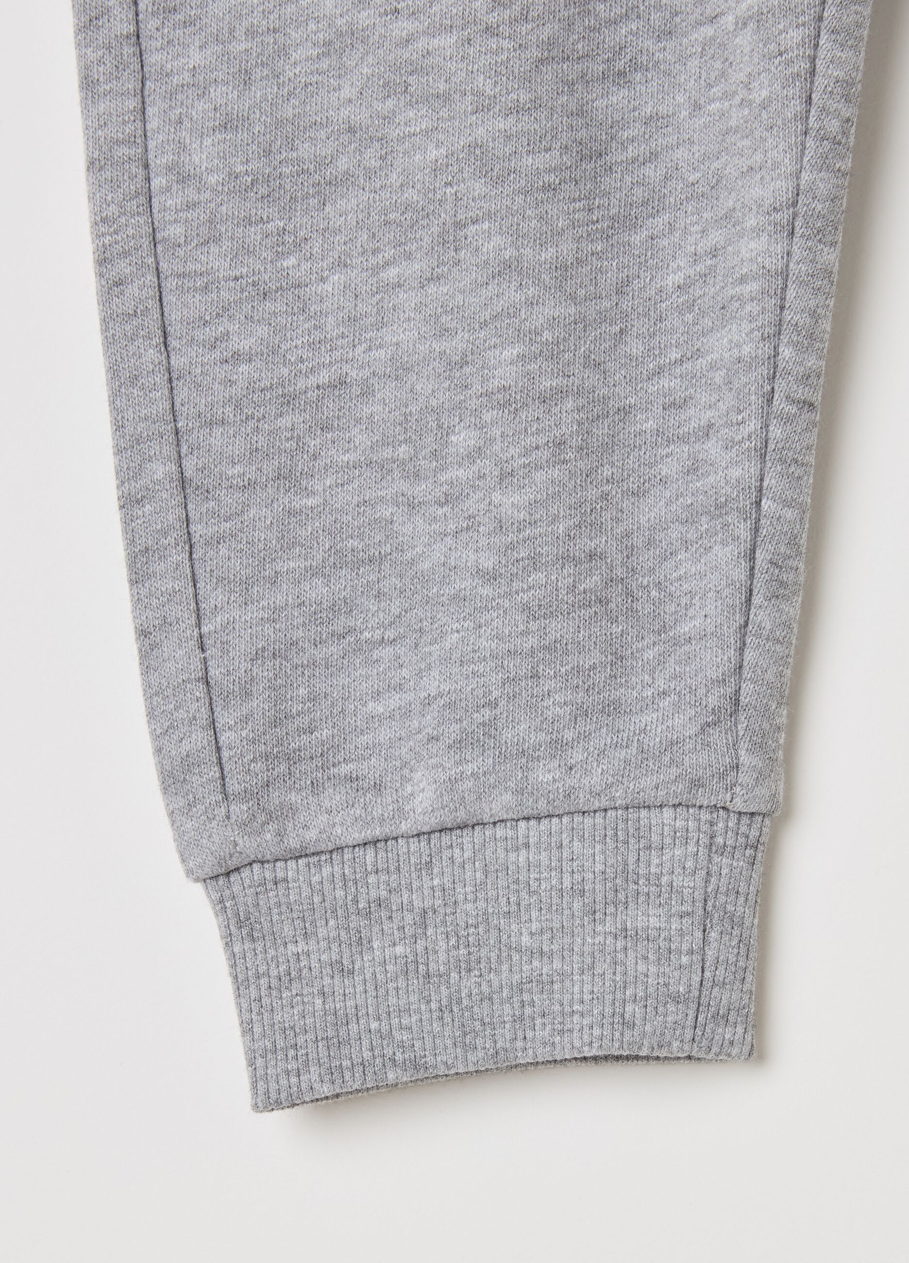 Joggers in cotone con coulisse 