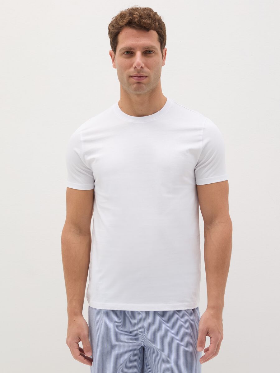 Three-pack thermal undershirts in cotton_0