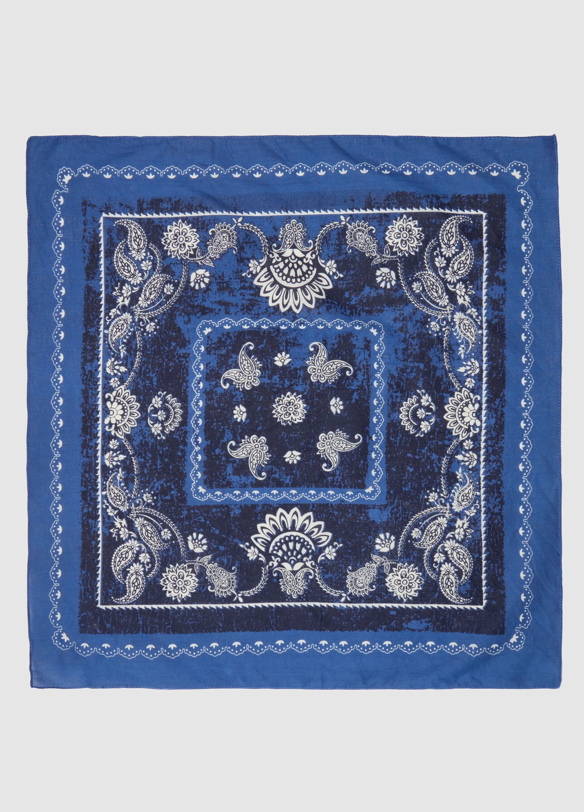 Cotton bandana with print