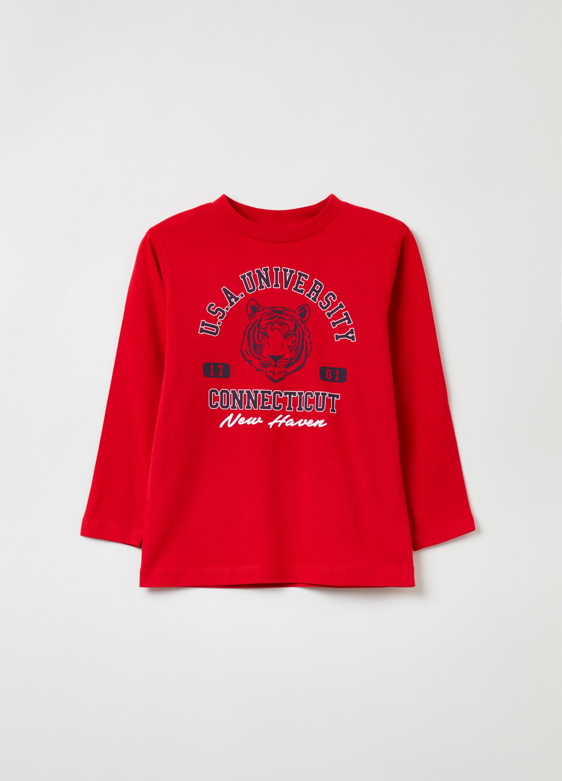 T-shirt a maniche lunghe con stampa_2