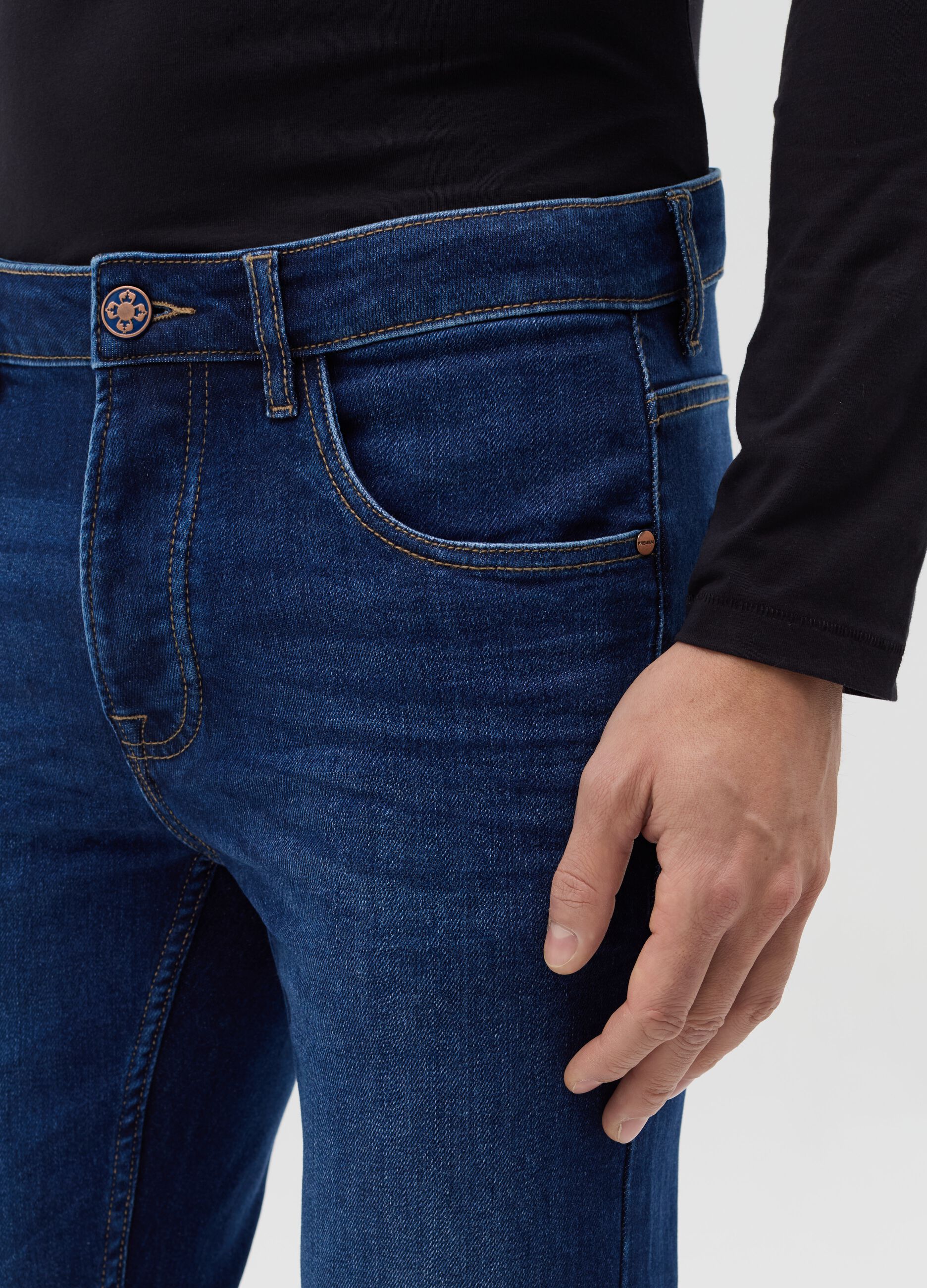 Skinny-fit jeans with five pockets
