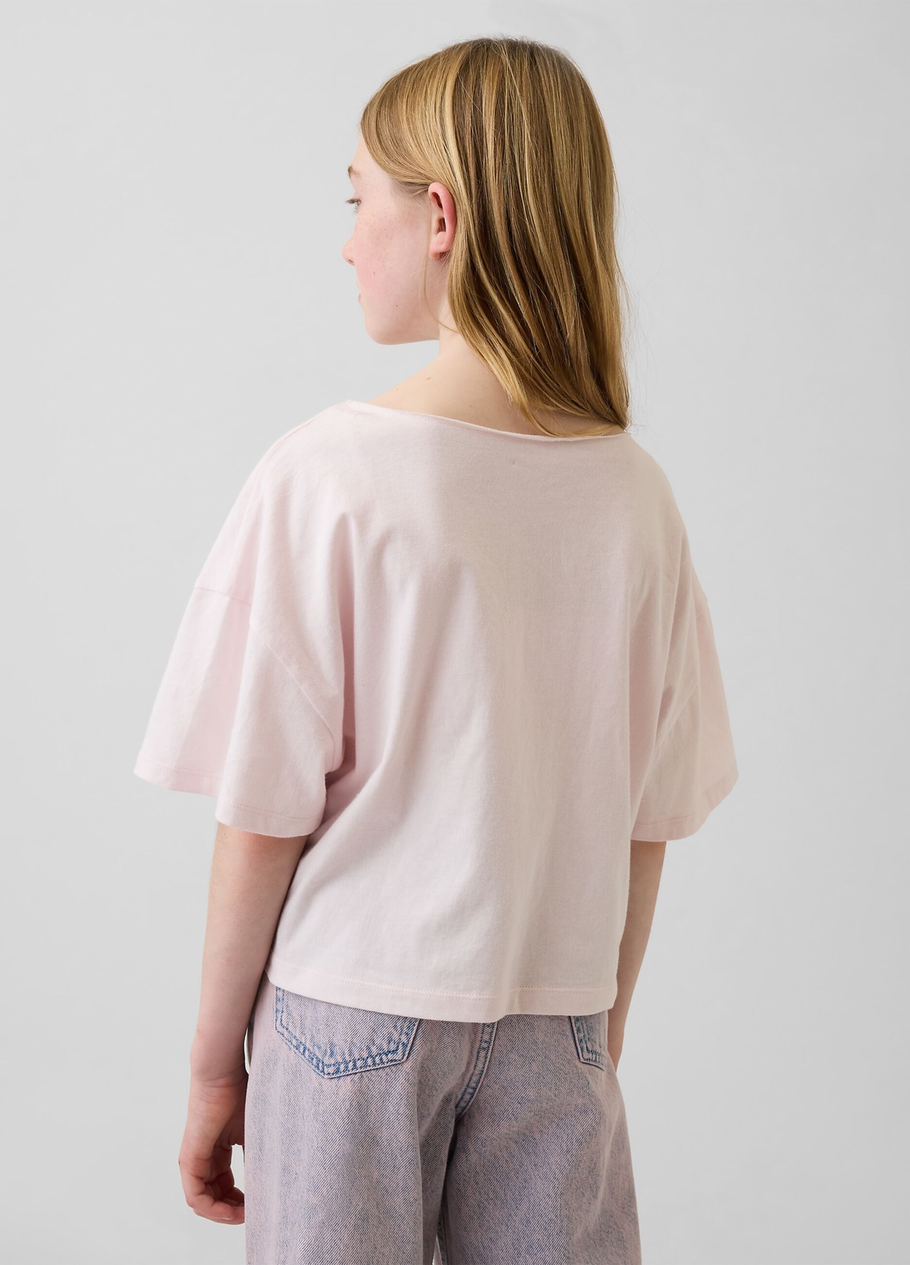 Pure cotton short-sleeve T-shirt