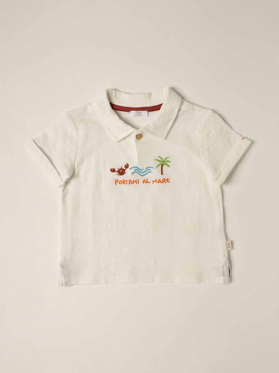 IANA Baby Pure Cotton Jersey T-shirt_0