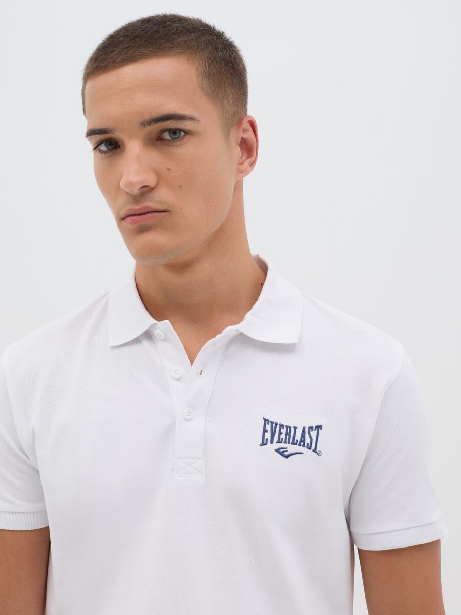 White cotton polo by Everlast_3