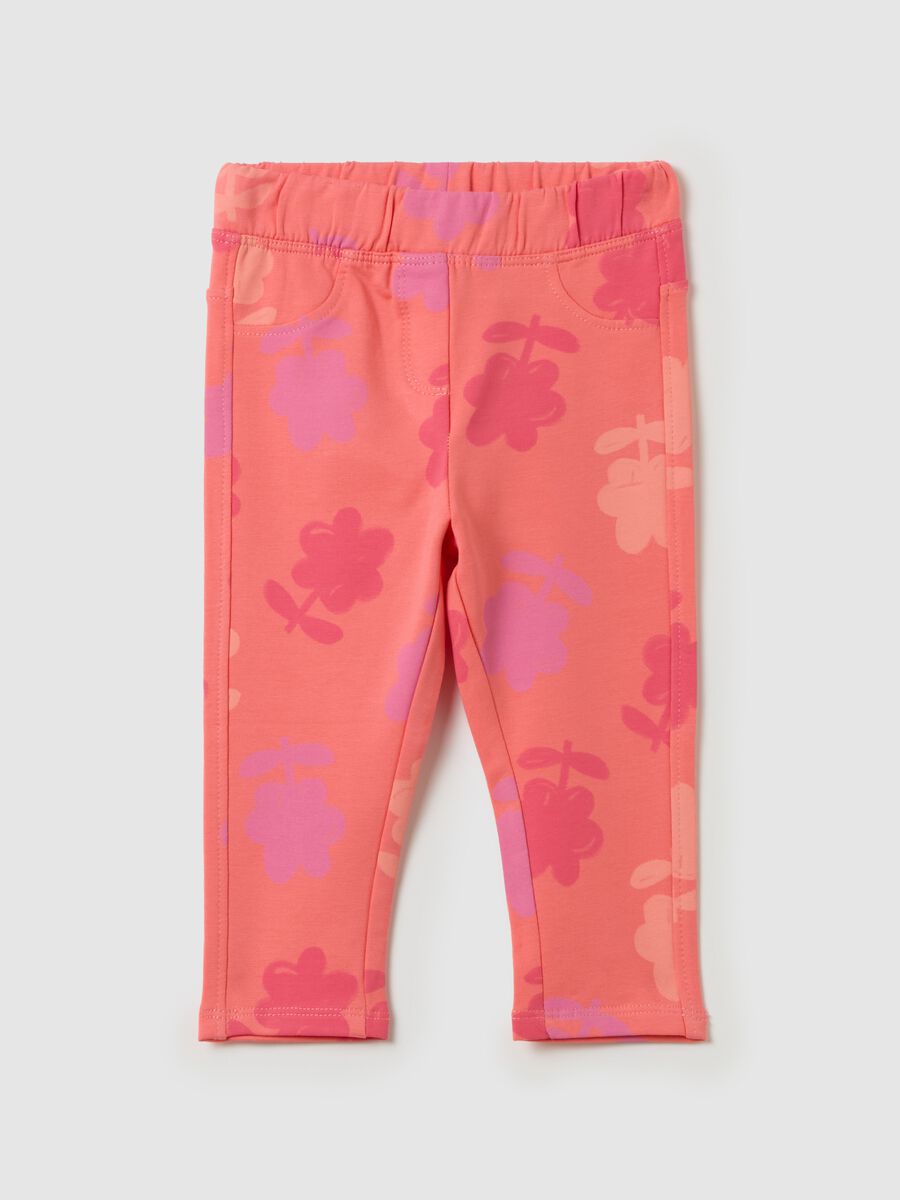 Treggings with all-over print_0