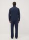 Pigiama blu in puro cotone organico con colletto_2