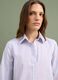 Blue poplin shirt with red stripes, regular fit_2