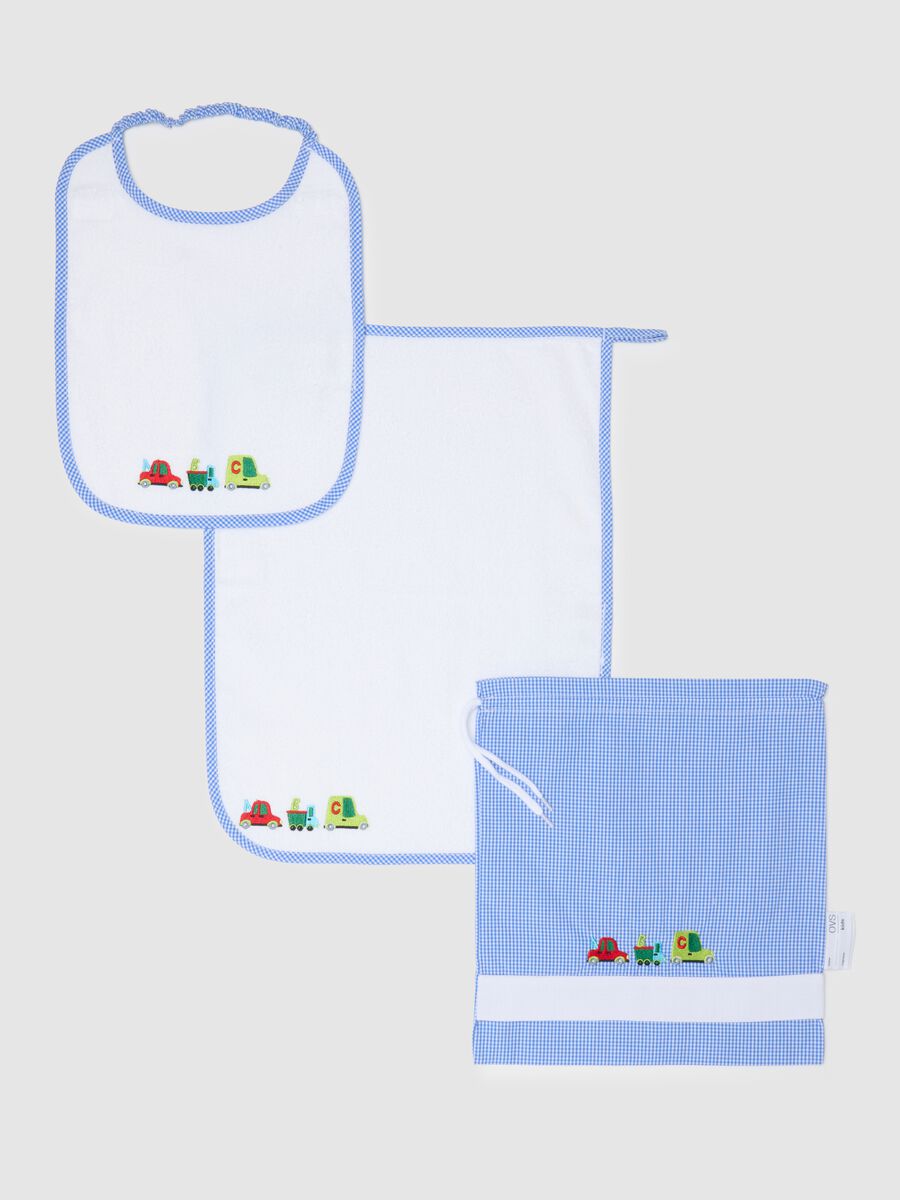 Multicolour Cotton Baby Bibs Set_0
