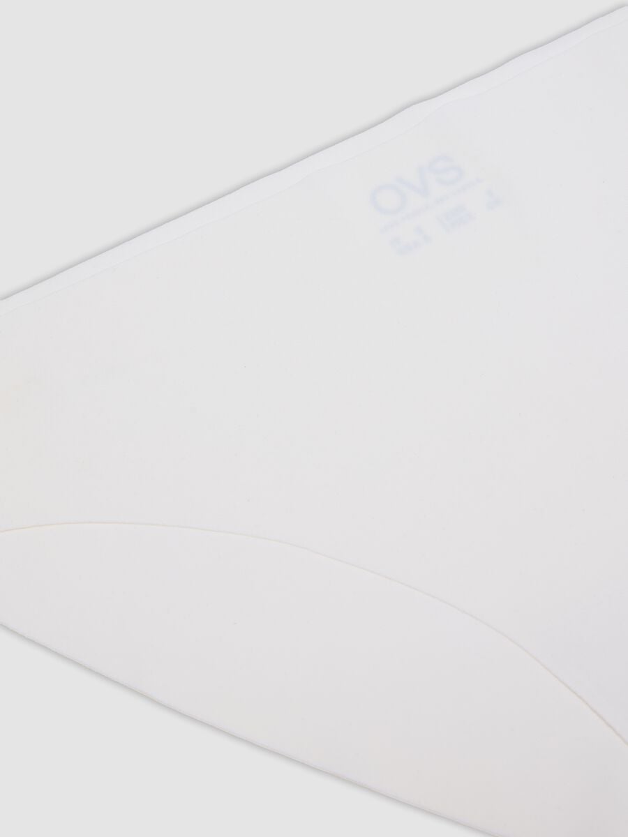 Slip in tessuto elasticizzato bianco_5