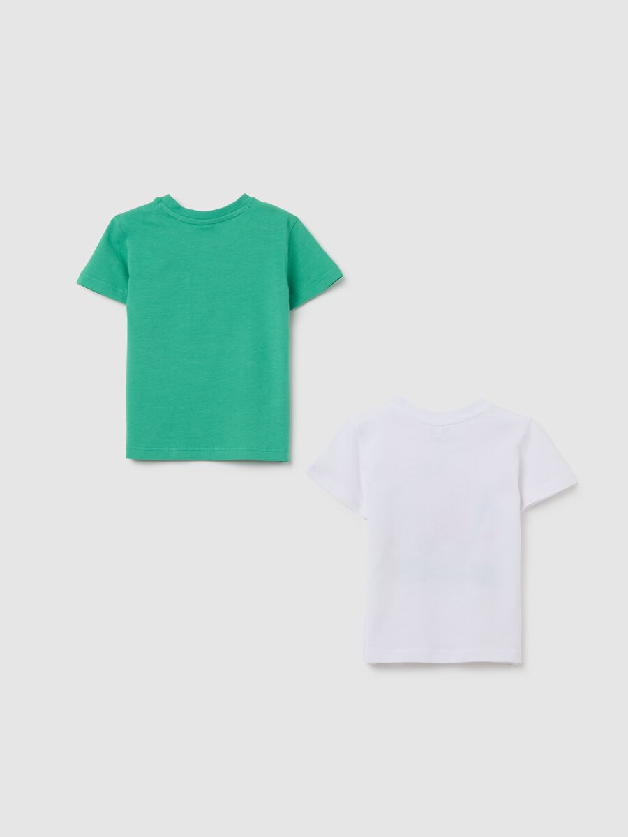 Baby T-shirt in pure cotton multicolour regular fit_1