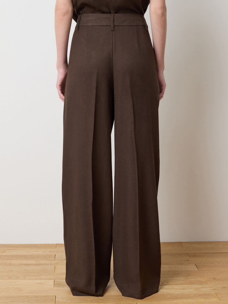 Brown wide-leg trousers_2