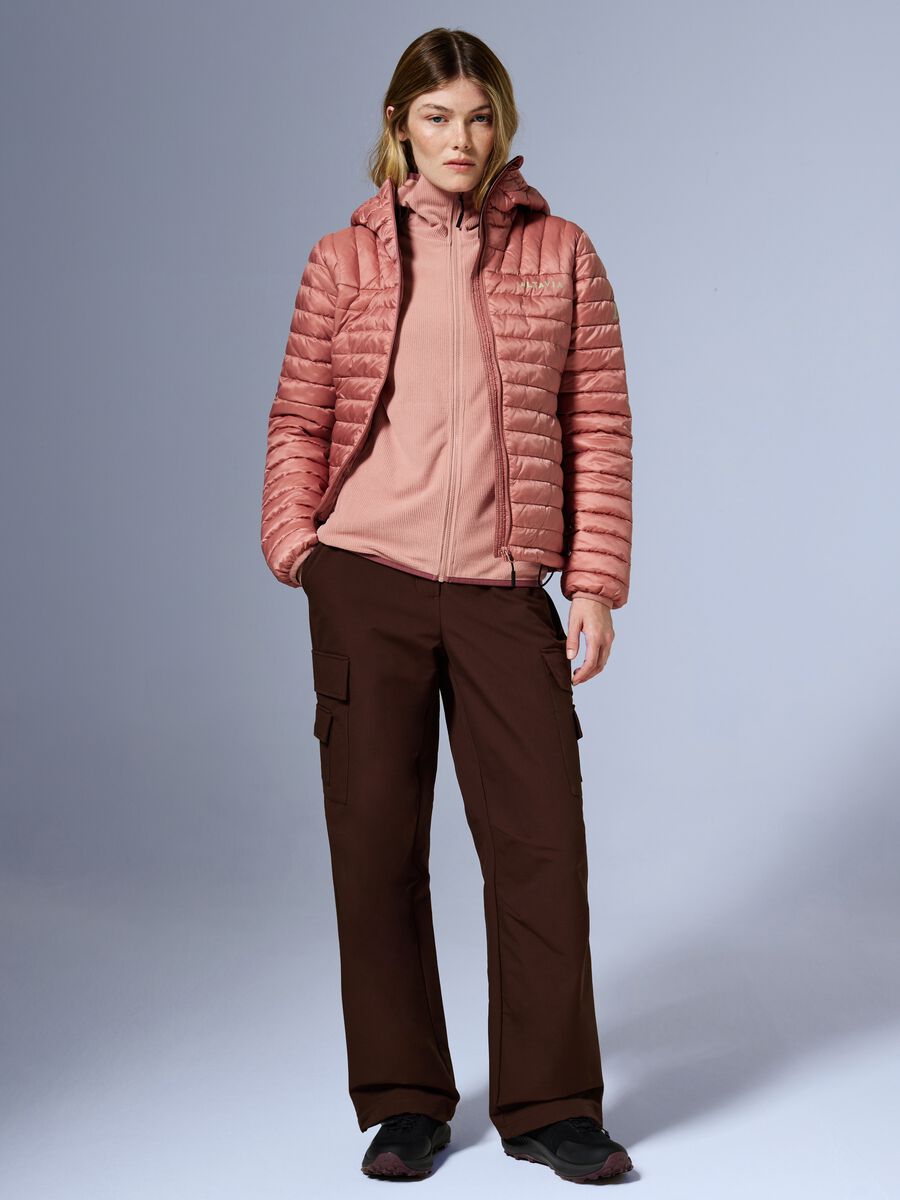 Full Zip Waffle Fleece Hoodie ALTAVIA WITH DEBORAH COMPAGNONI_1