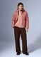 Full Zip Waffle Fleece Hoodie ALTAVIA WITH DEBORAH COMPAGNONI_0