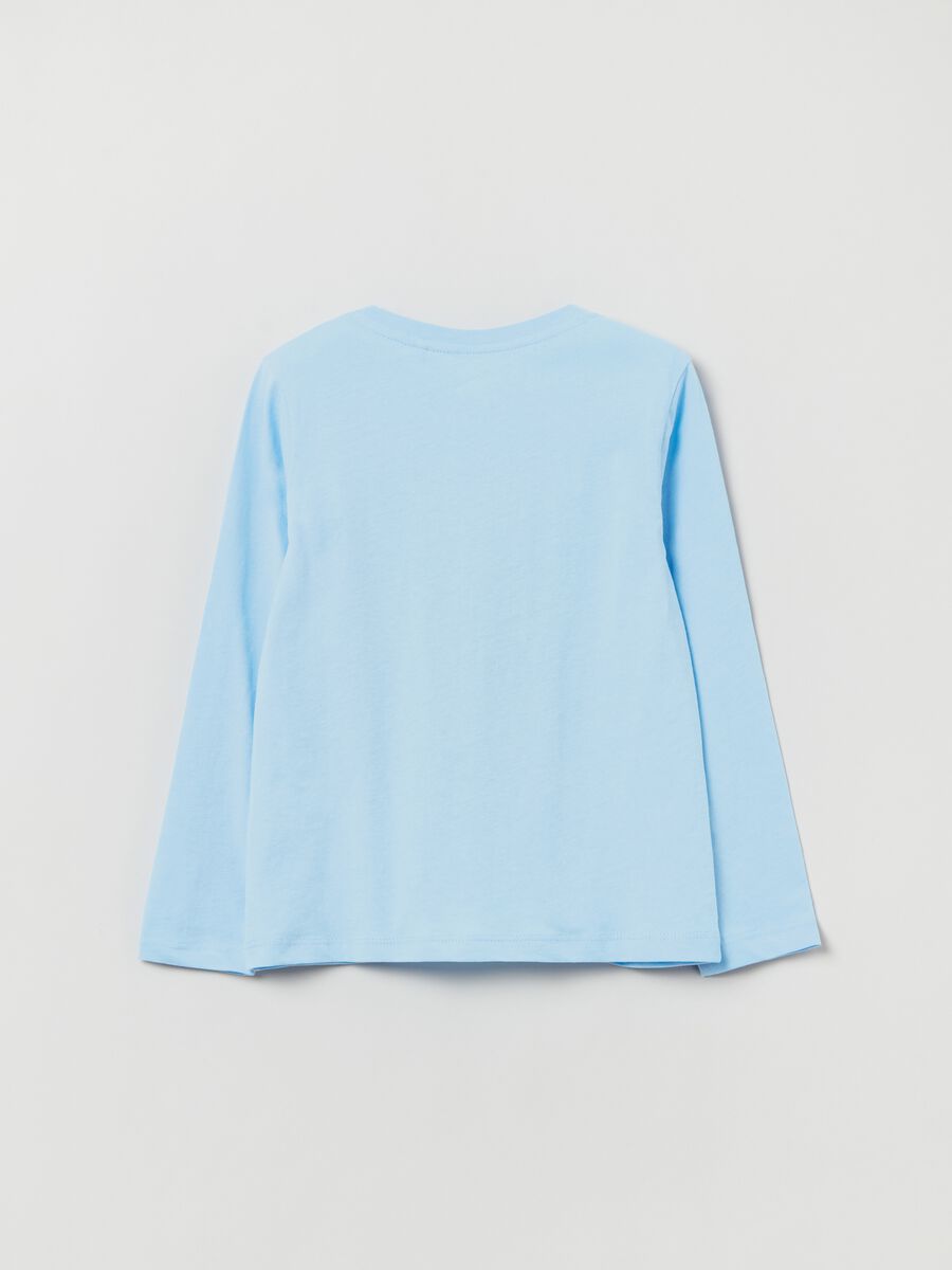 T-shirt a maniche lunghe con stampa_1