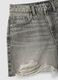 Grey pure cotton shorts_1