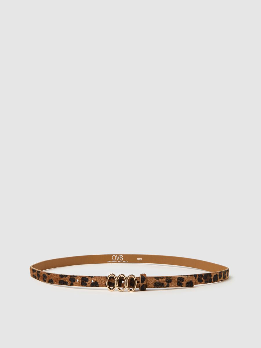 Belt with three-ring buckle_0