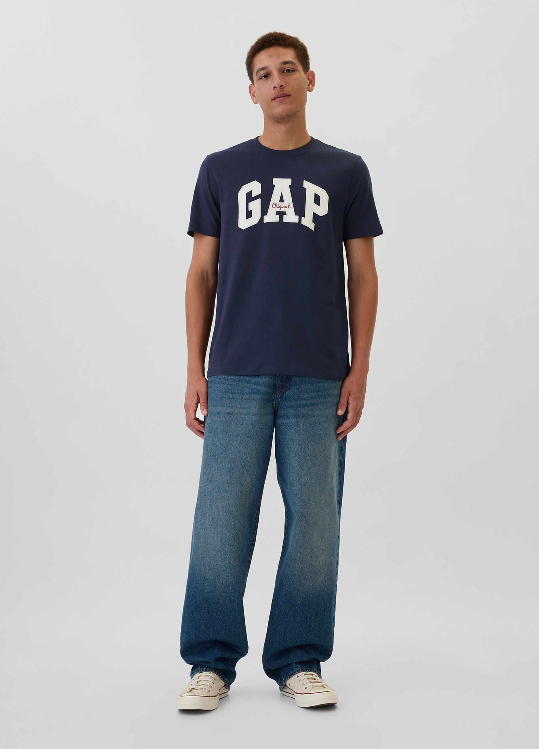 Blue T-shirt with GAP logo