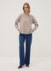 Maglia cammello in misto viscosa con ricamo paillettes regular fit_2