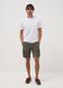 Green linen-blend cargo bermuda shorts_1