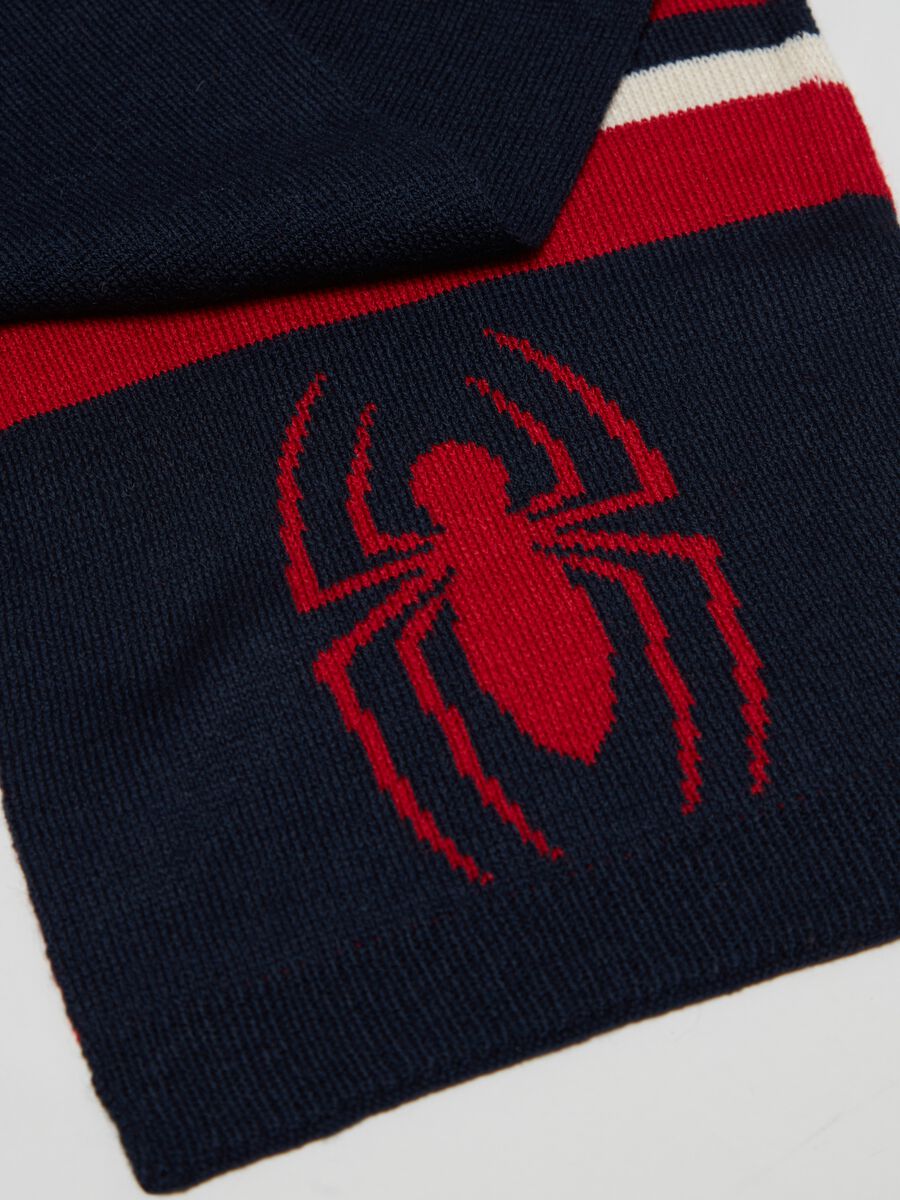 Sciarpa in maglia con disegno Spider-Man_2