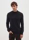 Black Pure Cotton Regular Fit Jumper_1