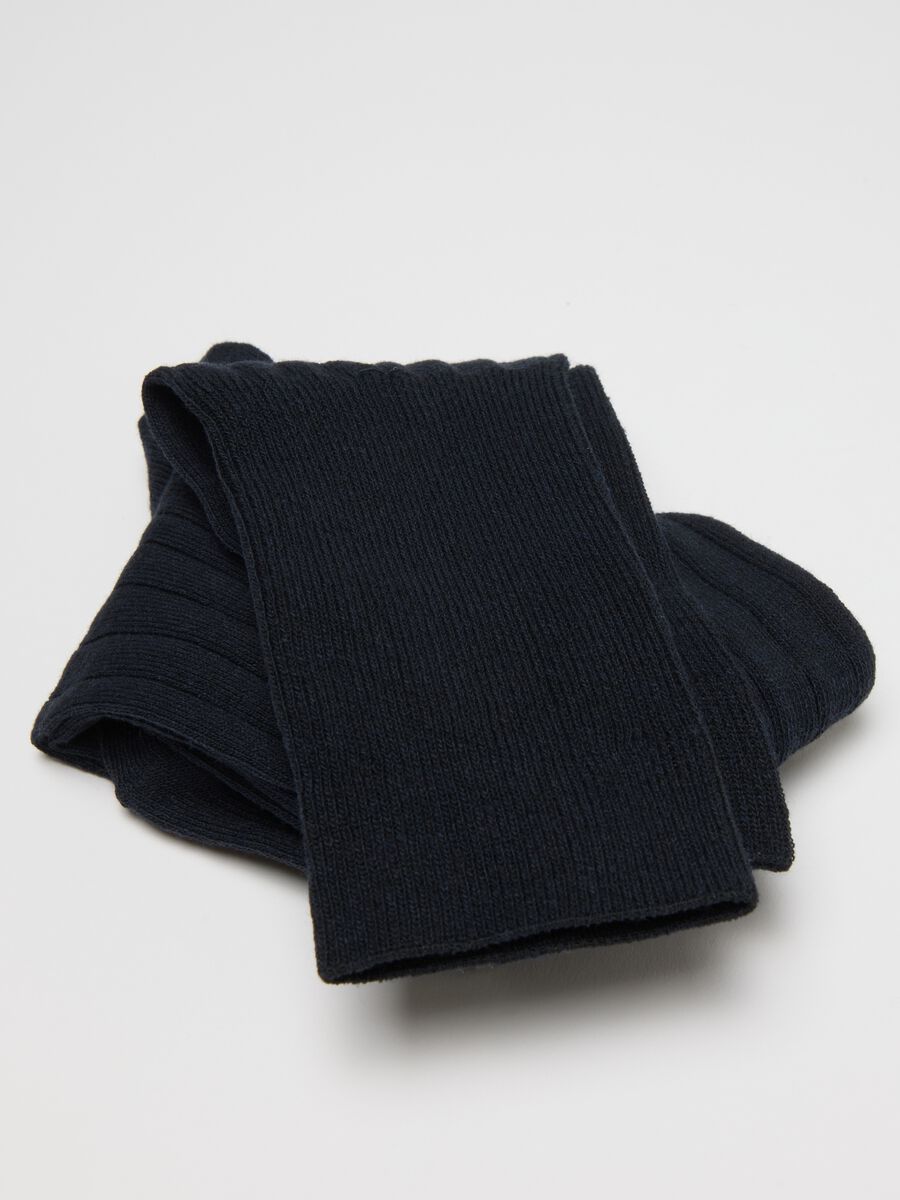 OVS Black Long Socks Twin Pack_2