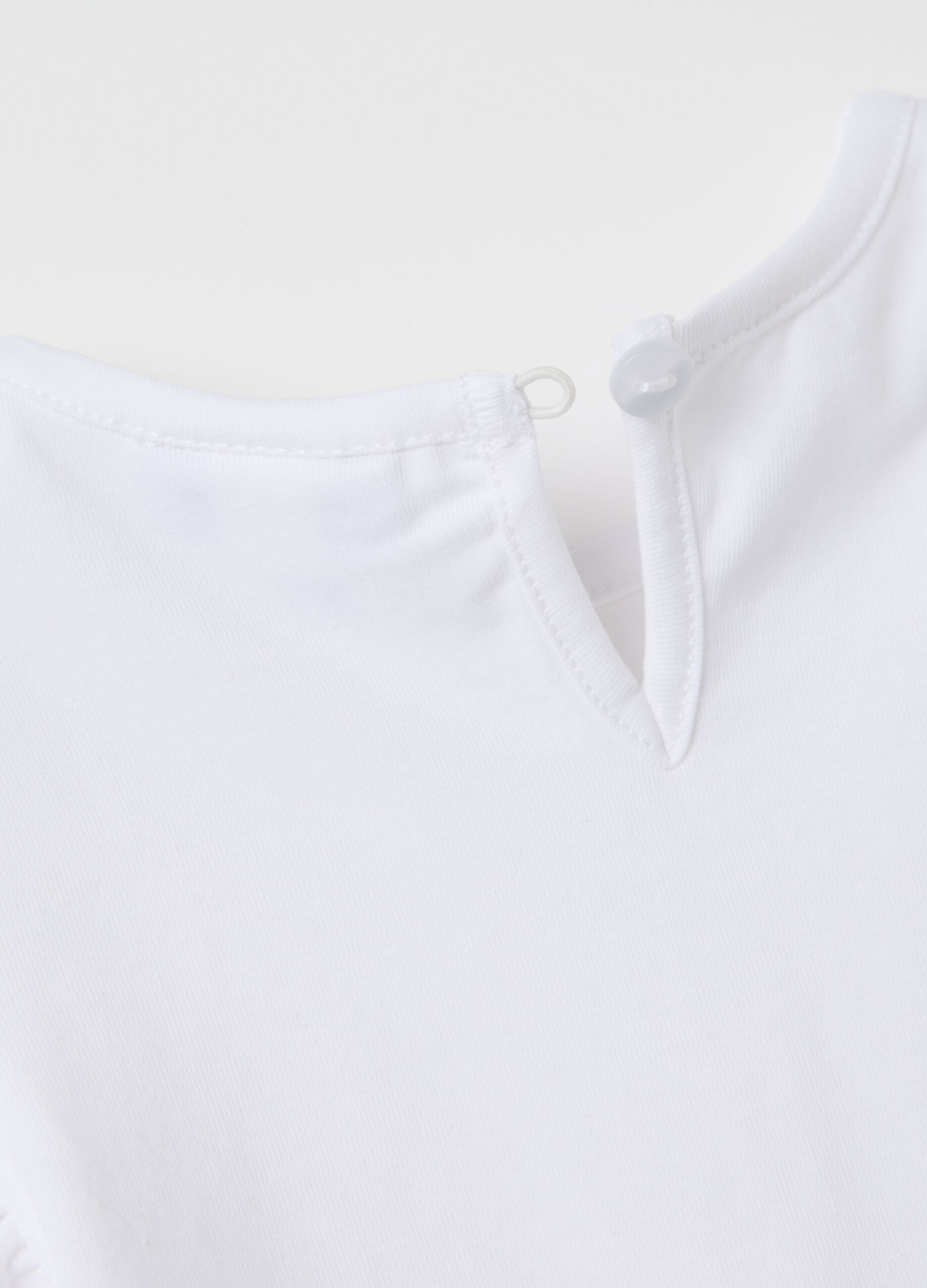 White Tank Top with Disney Tweety Print