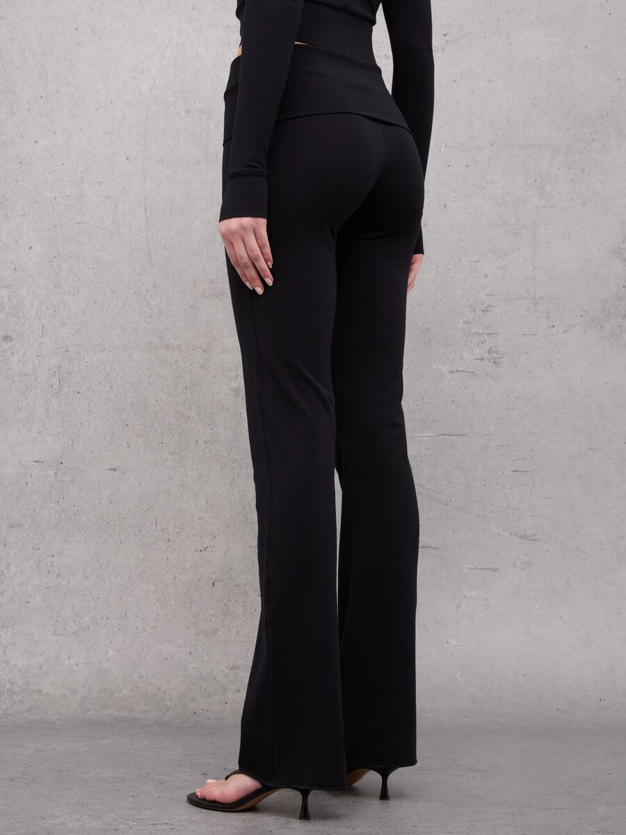 Jersey Yoga Pants Black_4