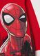 Red pure cotton Spider-Man oversized kids' T-shirt_2