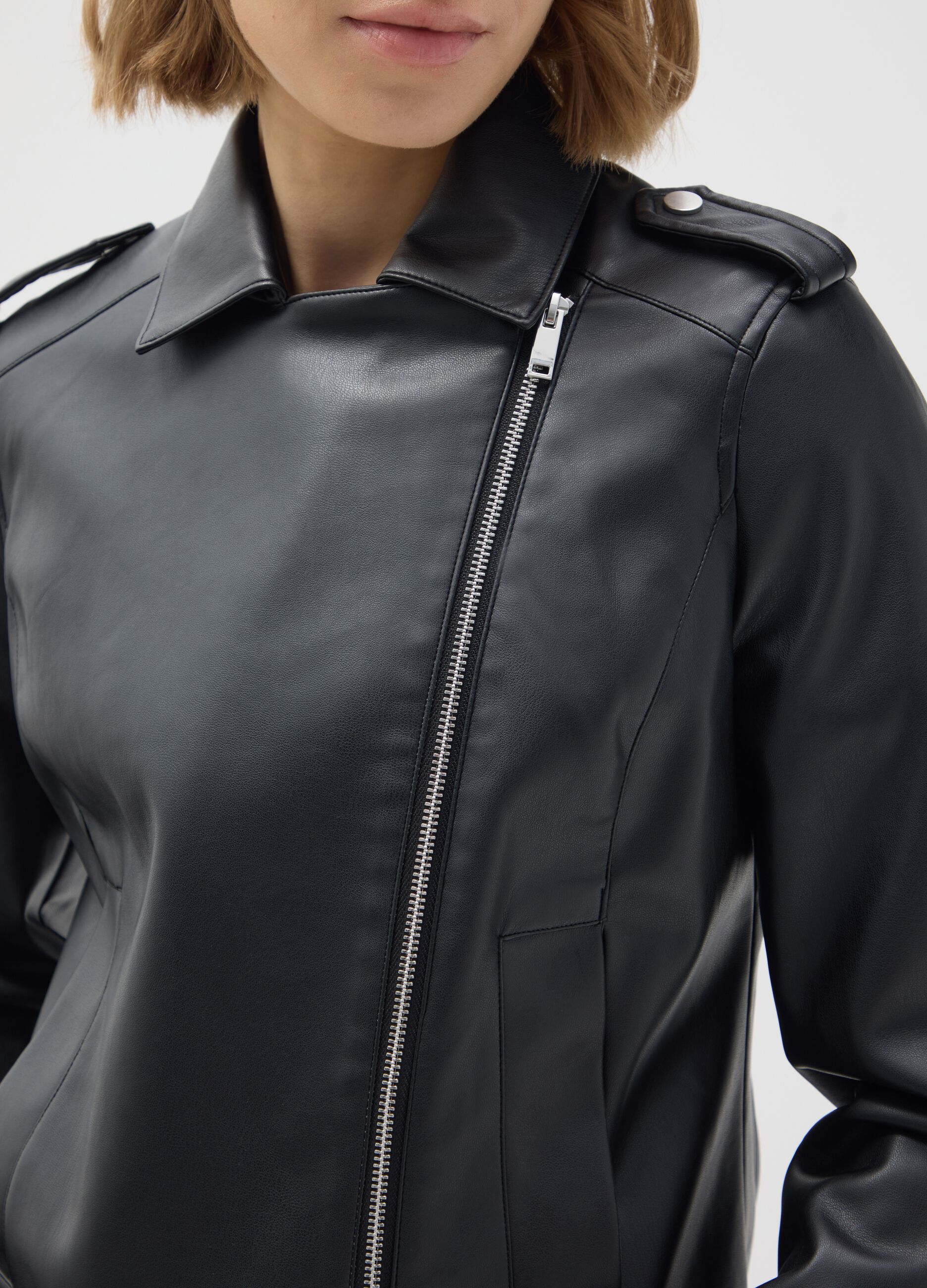 Black Regular Fit Jacket