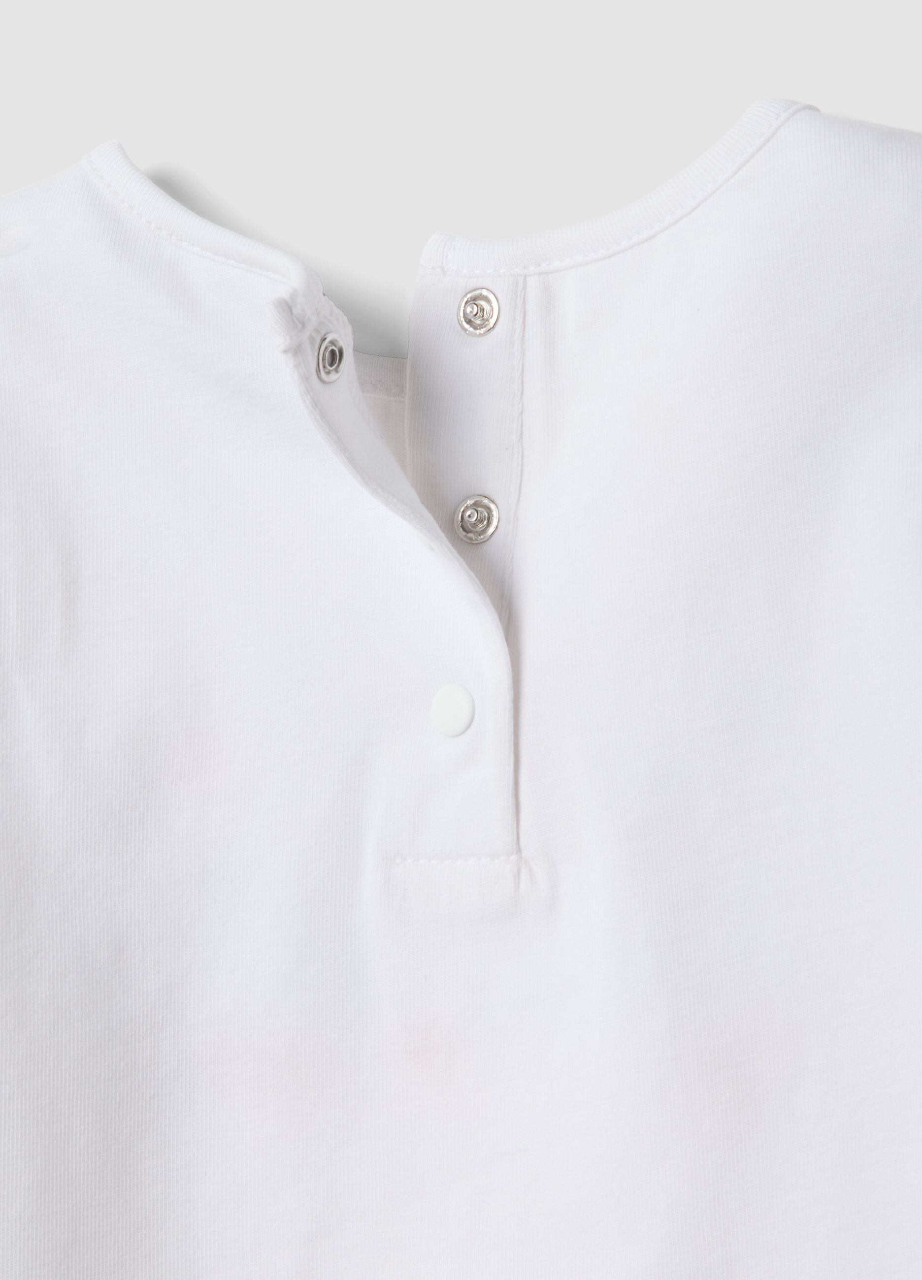 White and Denim Stretch Cotton Set