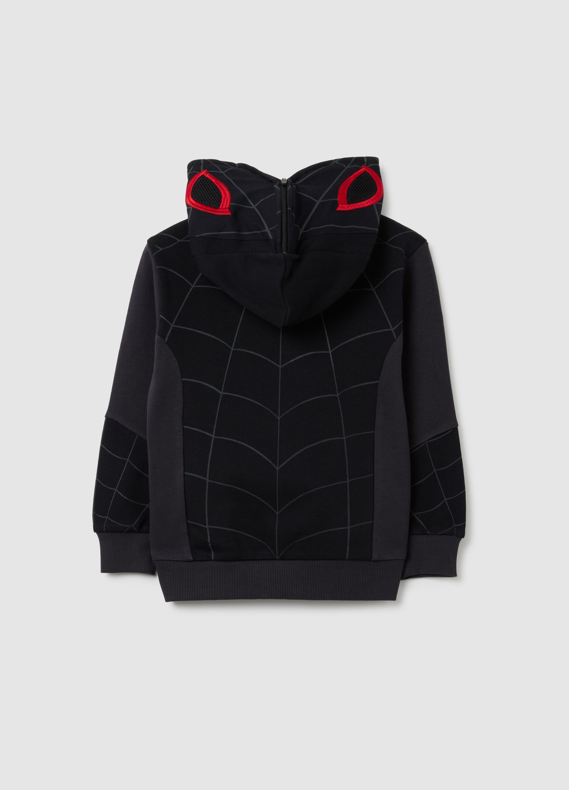 Children's black pure cotton regular fit sweatshirt