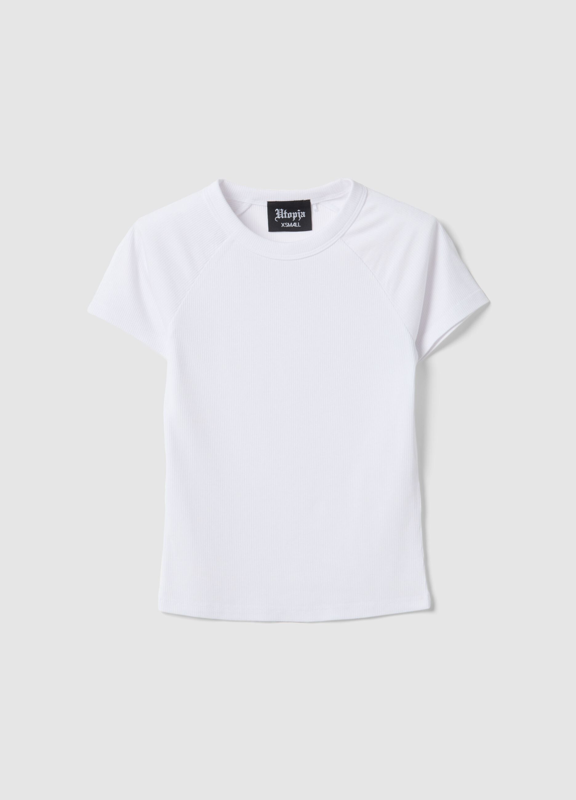 Ribbed Perfect White T-shirt