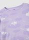 Girls' pure cotton purple pyjamas_3