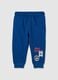 Kids' blue cotton jogger trousers regular fit_0