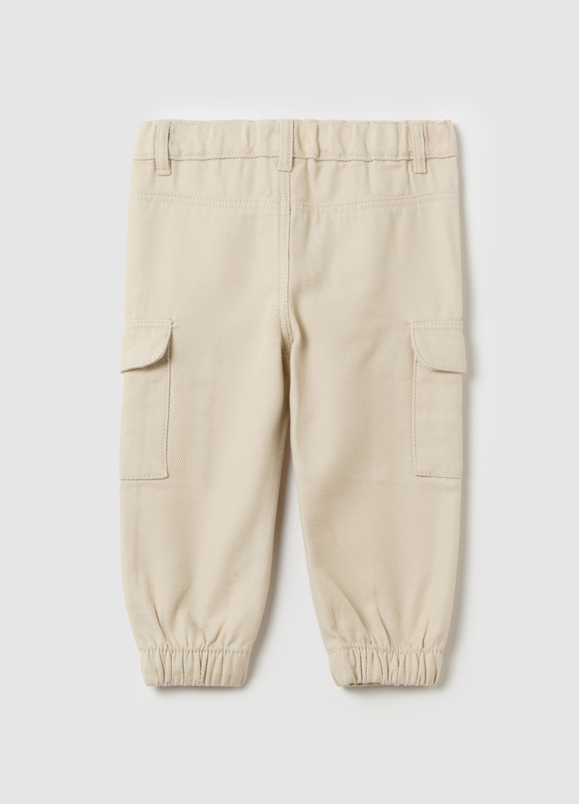 Cargo trousers in twill