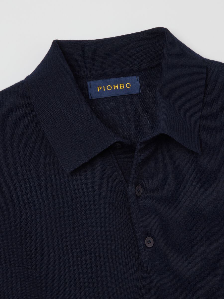 Blue Sweater in Pure Merino Wool_1