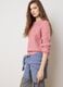 Pink ribbed regular fit jumper_3