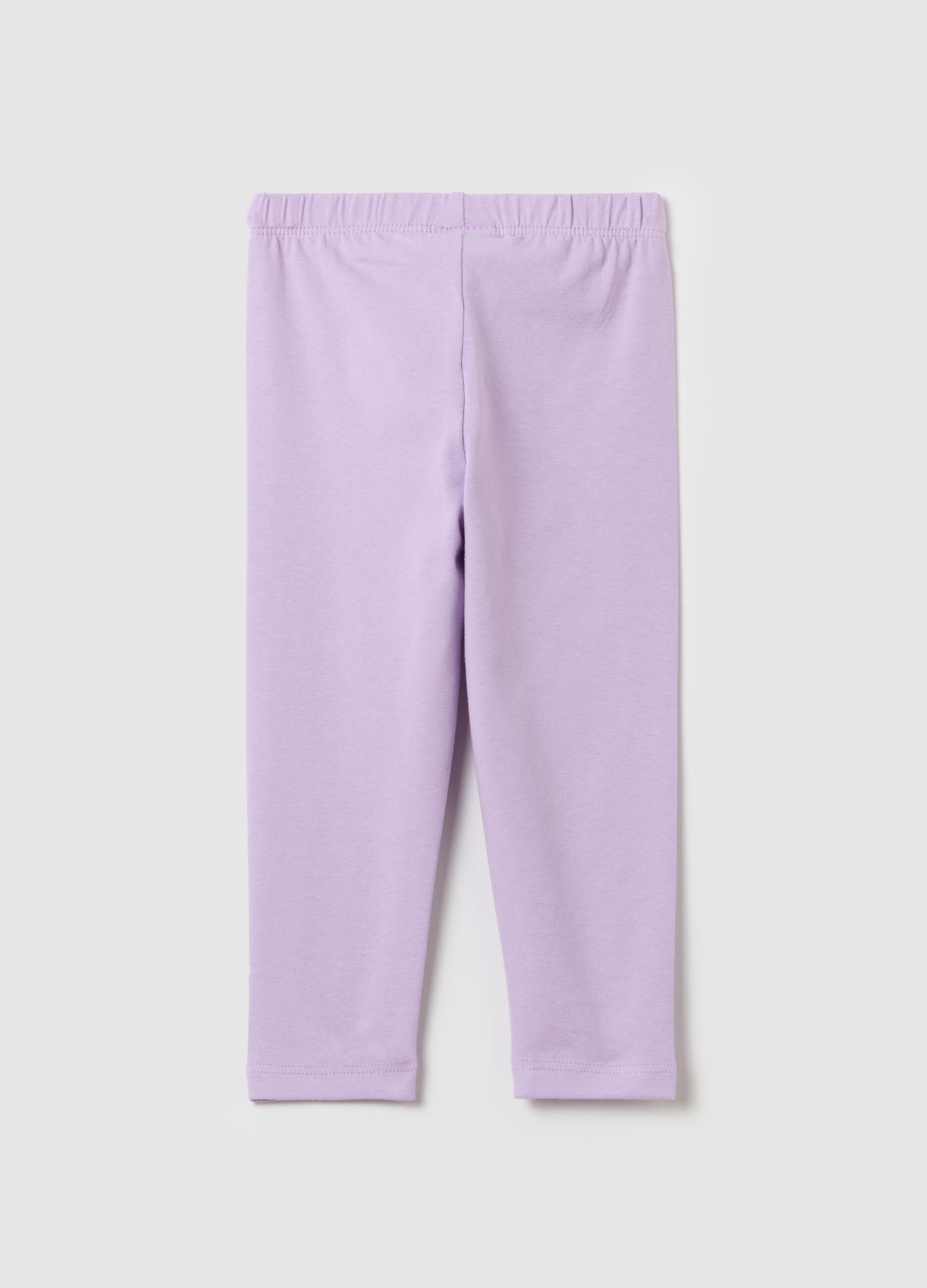 Leggings in cotone stretch 