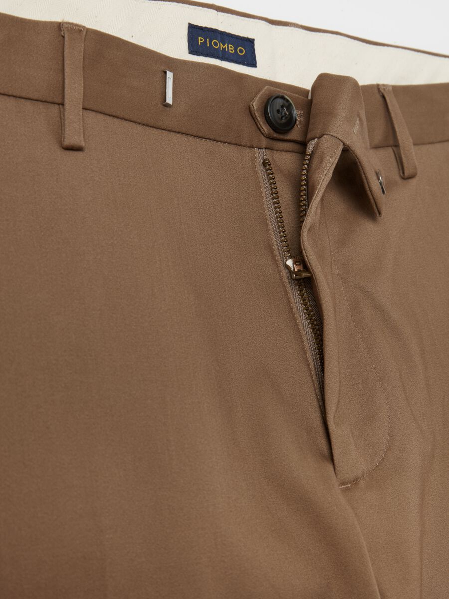 Pantalone regular fit in cotone stretch Contemporary_5
