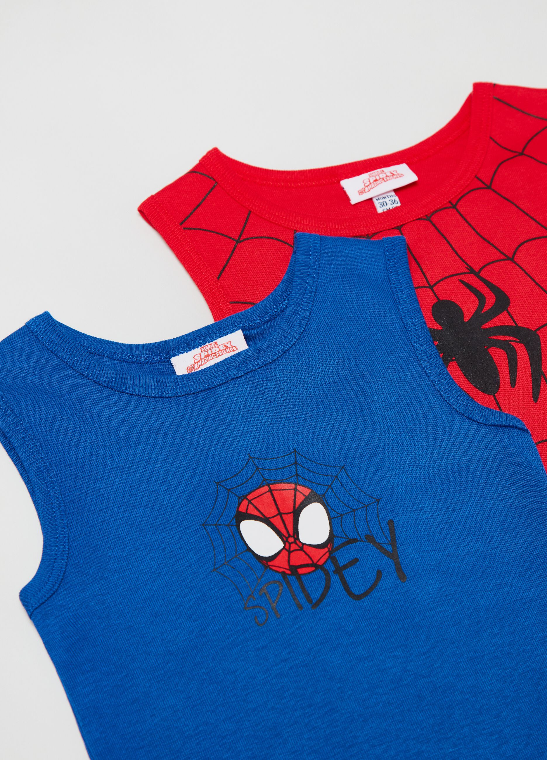 Bipack body in cotone stampa Marvel Spidey_2